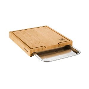 Tabla de cortar con bandeja 39 cm x 30 cm, Bamboo