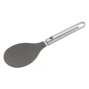Cuchara para arroz 26 cm, Acero Inox/Silicón