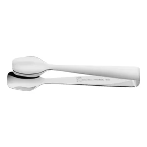 Pinzas para azucar, Acero inoxidable pulido, 10 cm