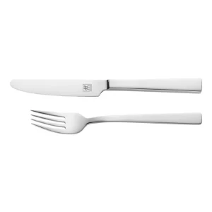 Juego de cubiertos acero inoxidable para postre, 2 piezas