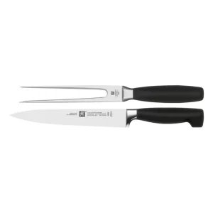 Set de 2 piezas para trinchar, cuchillo/tenedor
