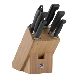 Bloque de cuchillos Bambú Natural 7 piezas
