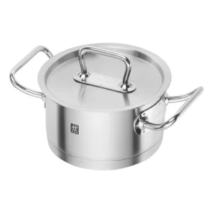 Olla con tapa de Acero Inoxidable, 16 cm 1.5 L