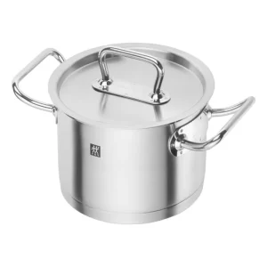 Olla con tapa de Acero Inoxidable, 16 cm 2 L