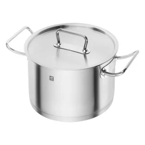 Olla con tapa de Acero Inoxidable, 24 cm 6.2 L