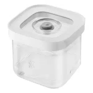 Contenedor CUBE S / 11 cm, transparente-blanco