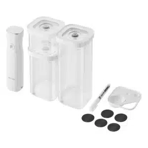 Set de iniciación CUBE, S / 6-pzs, transparente-blanco