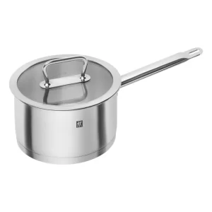 Cazo 20 cm, 18/10 Acero inoxidable, Plata
