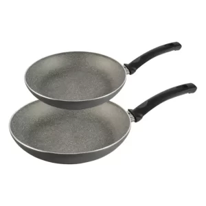 Set de 2 sartenes de aluminio/granito, 20 y 24 cm