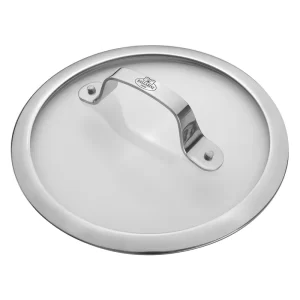 Tapa de vidrio, Acero inoxidable, 20 cm
