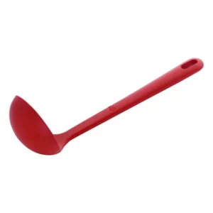 Cucharón para servir Silicón rojo, 31 cm
