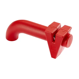 Afilador de cuchillos plástico ABS, Rojo