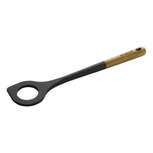 Cuchara para risotto silicón/madera, 31 cm