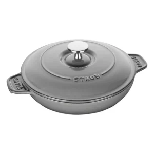 Plato para horno redondo, Hierro fundido, Gris - 20 cm