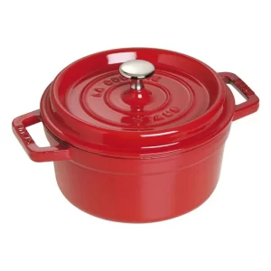 Cocotte redondo, Rojo Cereza, Hierro fundido - 26 cm