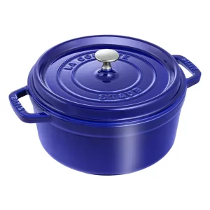 Cocotte redondo, Azul, Hierro fundido - 24 cm