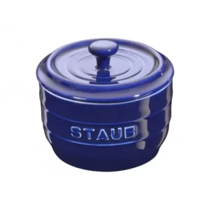 Contenedor para sal, cerámica Azul - 10 cm