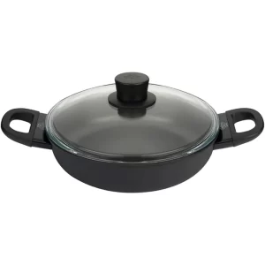 Sartén Doble asa con tapa, Aluminio 28 cm